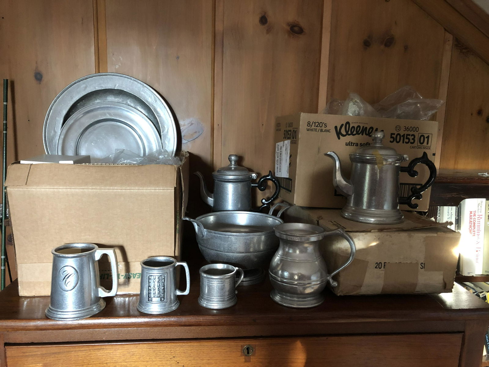 LARGE GROUP OF WILTON PEWTER (1 of 1)