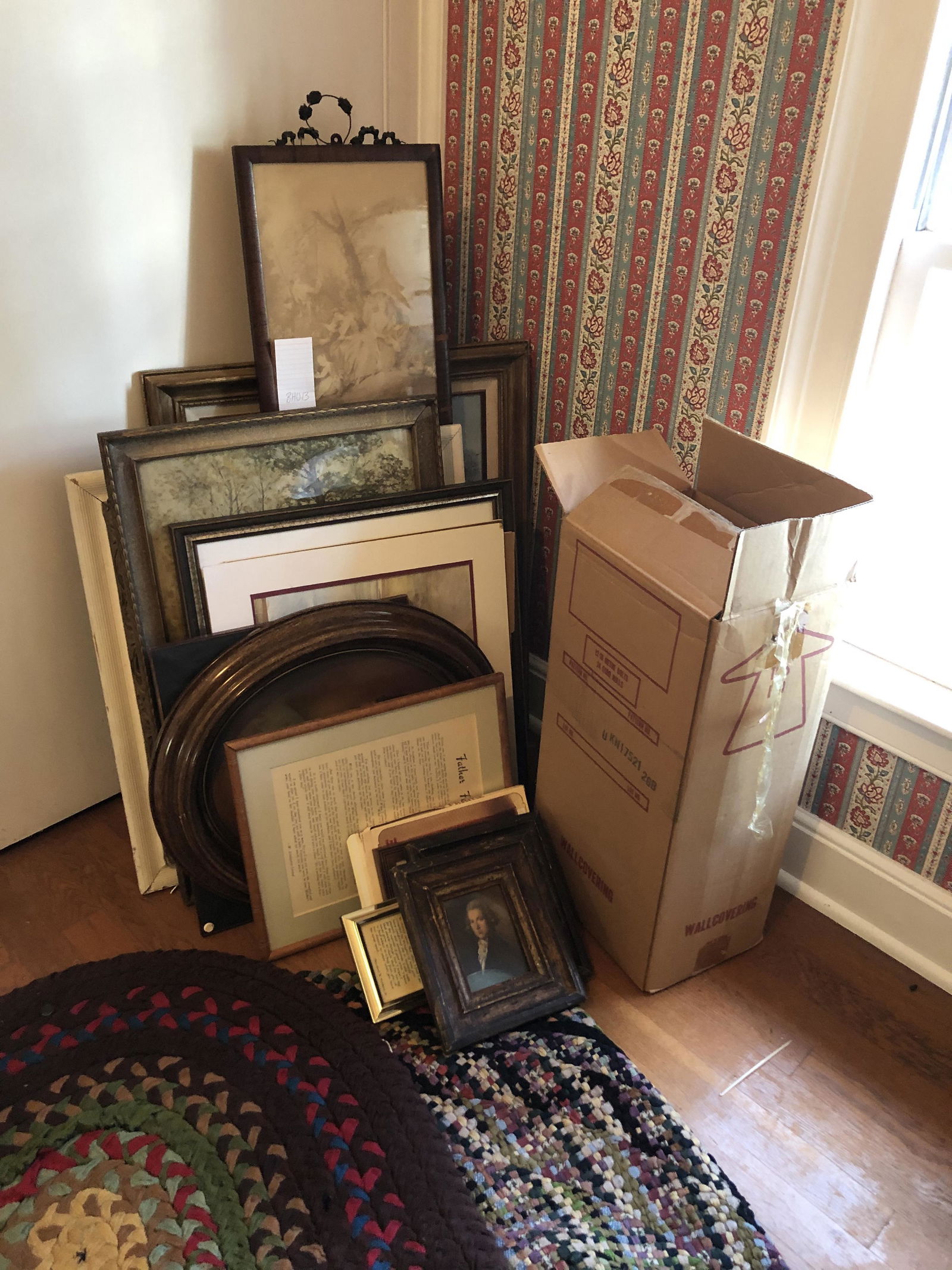 LARGE GROUP OF MISCELLANEOUS FRAMED ITEMS (1 of 1)