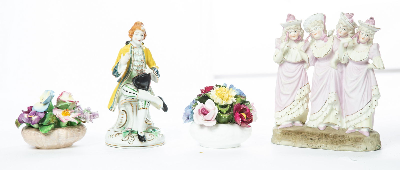 FOUR PIECES OF PORCELAIN (1 of 4)