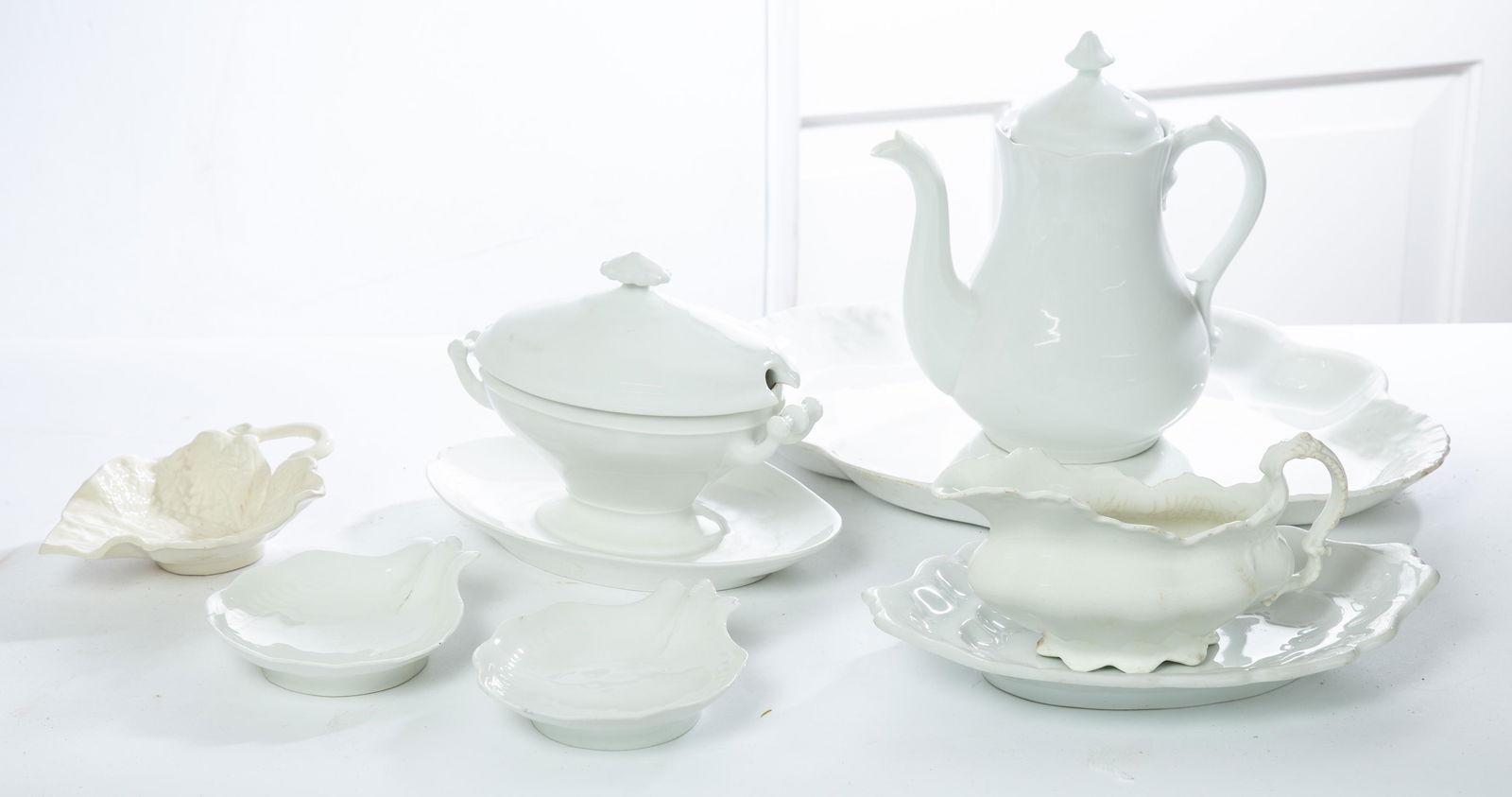 EIGHT PIECES OF WHITE IRONSTONE (1 of 4)