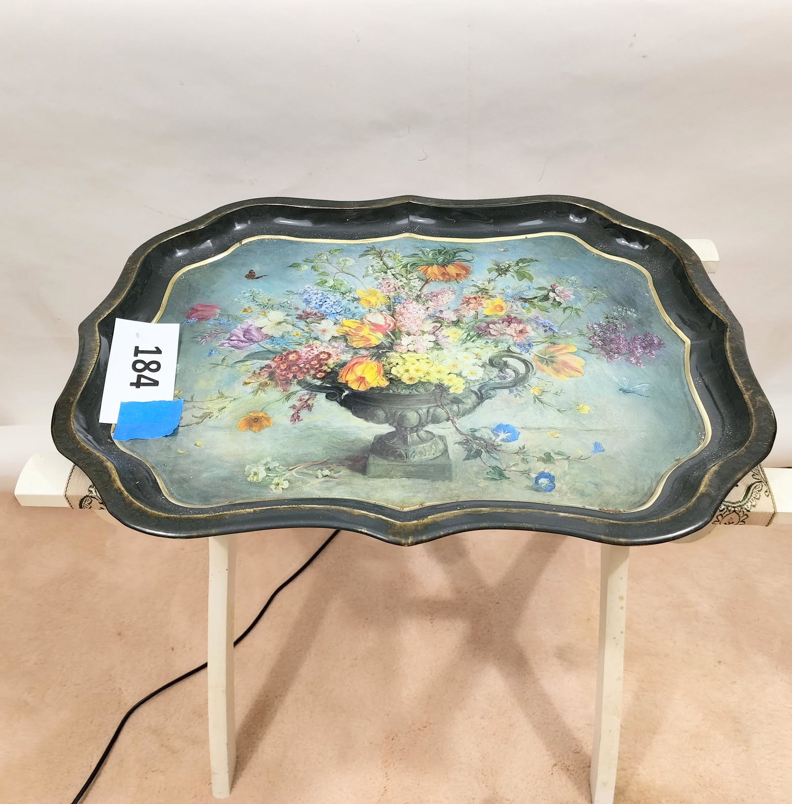 TRAY TABLE, SHELF, AND MINI CHEST (1 of 2)