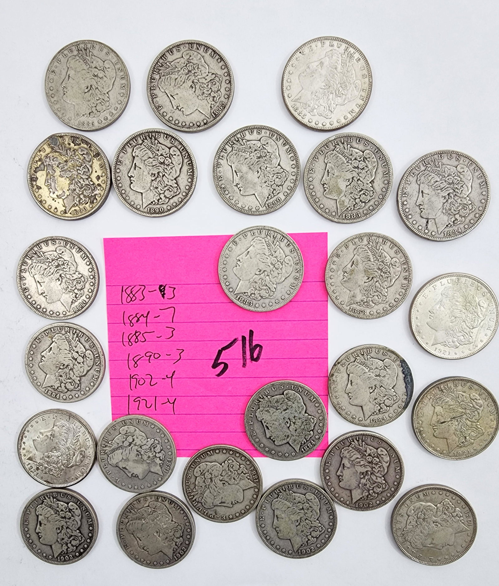 LOT OF (24) MORGAN DOLLARS (1 of 2)
