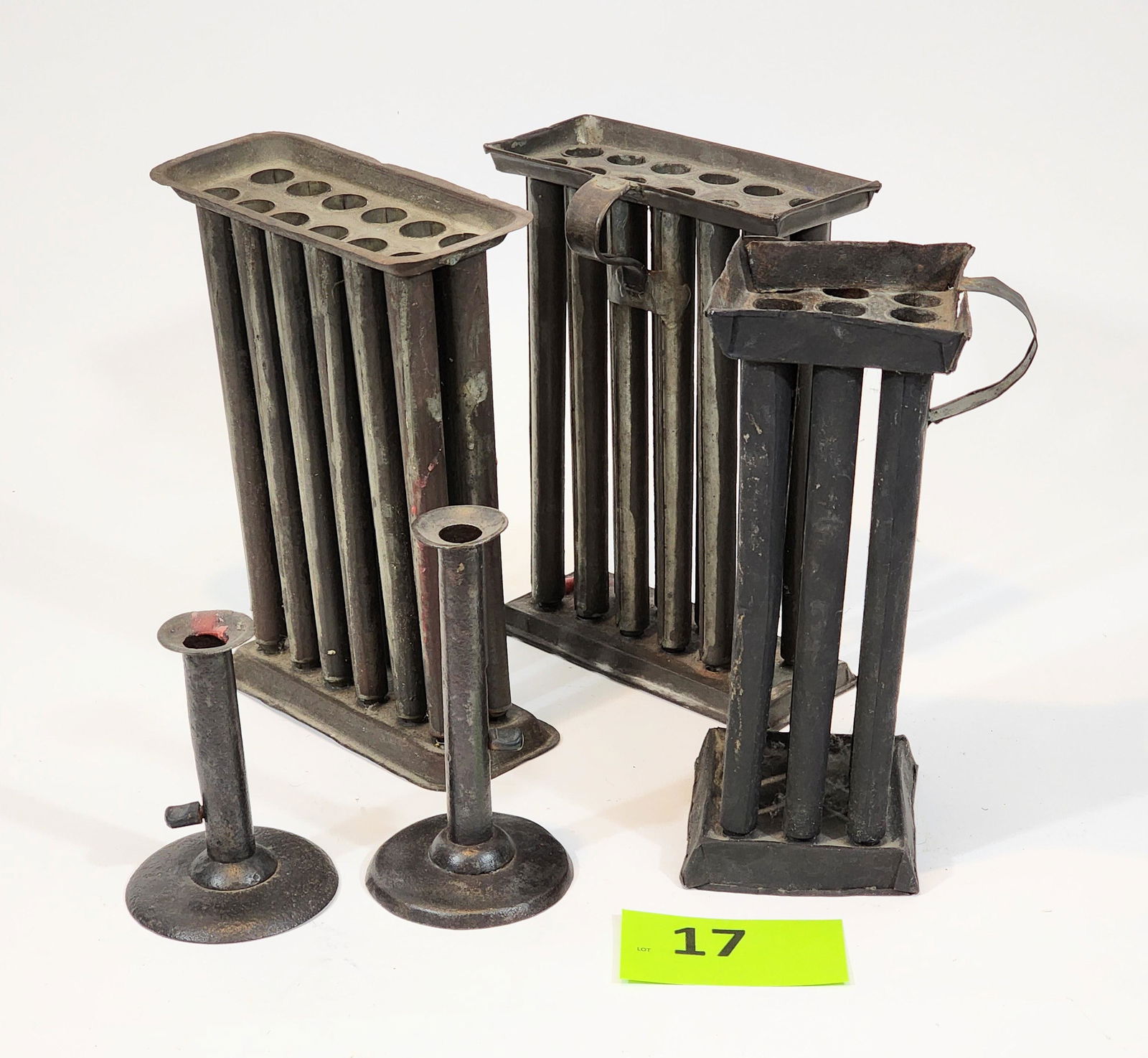 GROUP OF EARLY TIN LIGHTING (1 of 5)