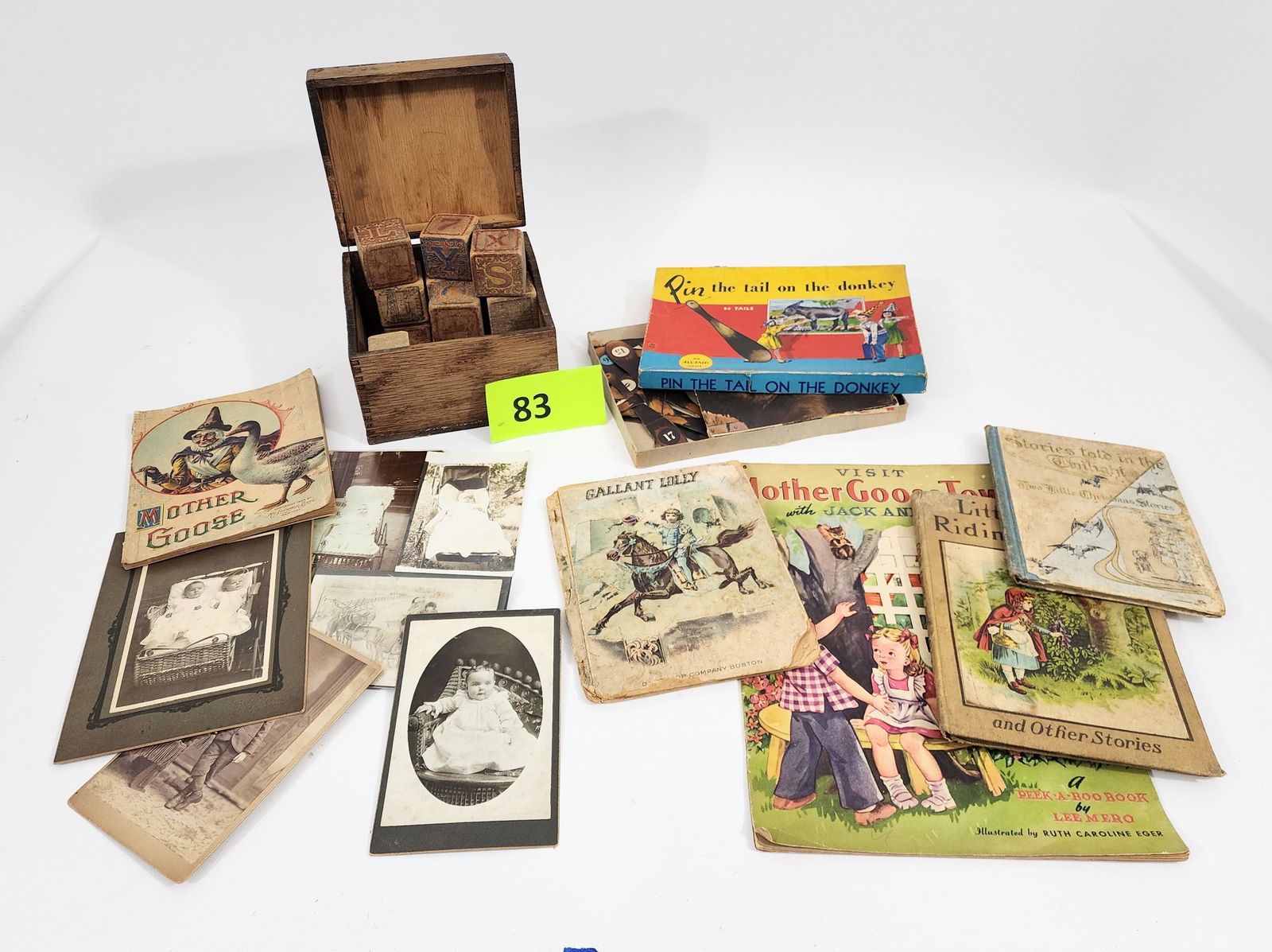 COLLECTION OF CHILDHOOD TOYS AND PHOTOS (1 of 5)