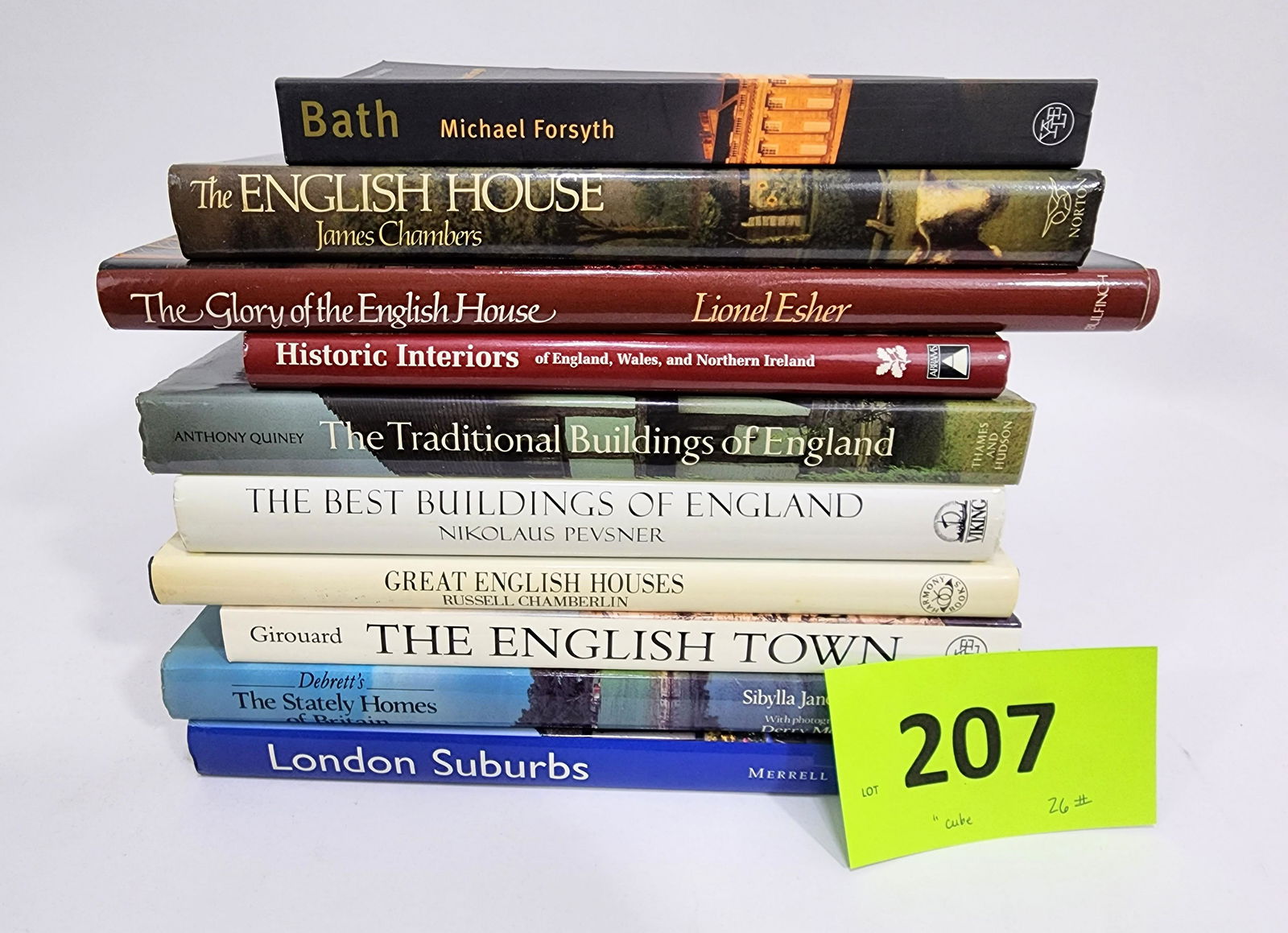 GROUP OF BOOKS ON ENGLISH ARCHITECTURE (1 of 1)