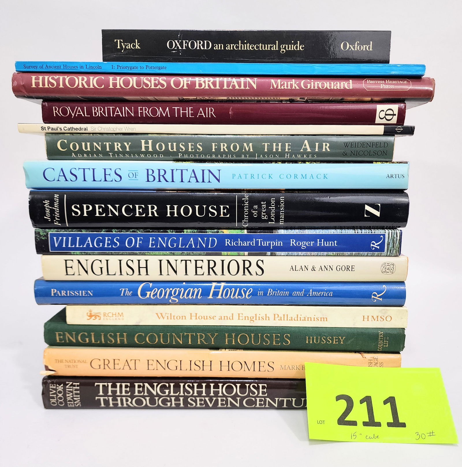 GROUP OF BOOKS ON ENGLISH ARCHITECTURE (1 of 1)