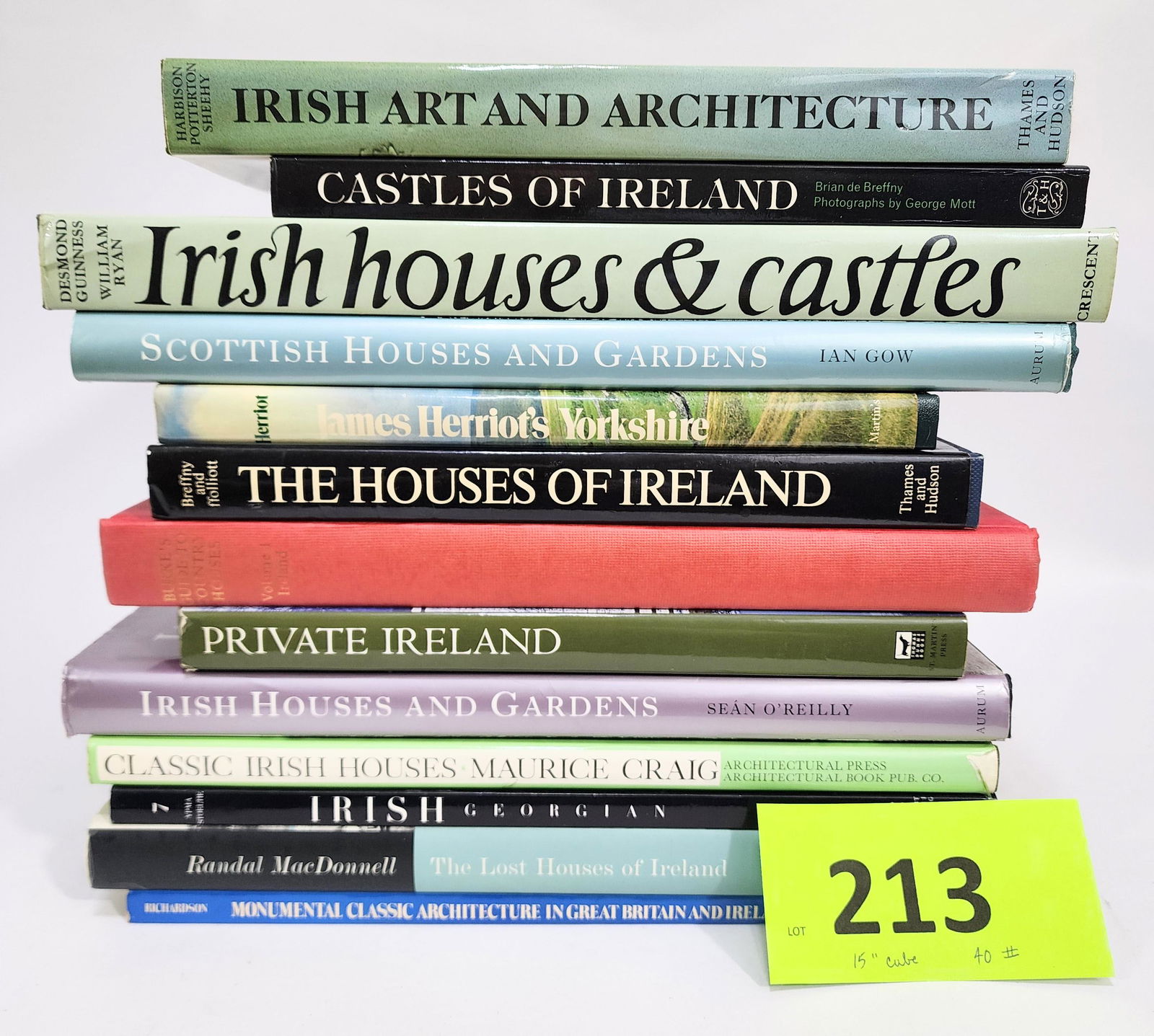 GROUP OF BOOKS ON IRISH & SCOTTISH ARCHITECTURE (1 of 1)