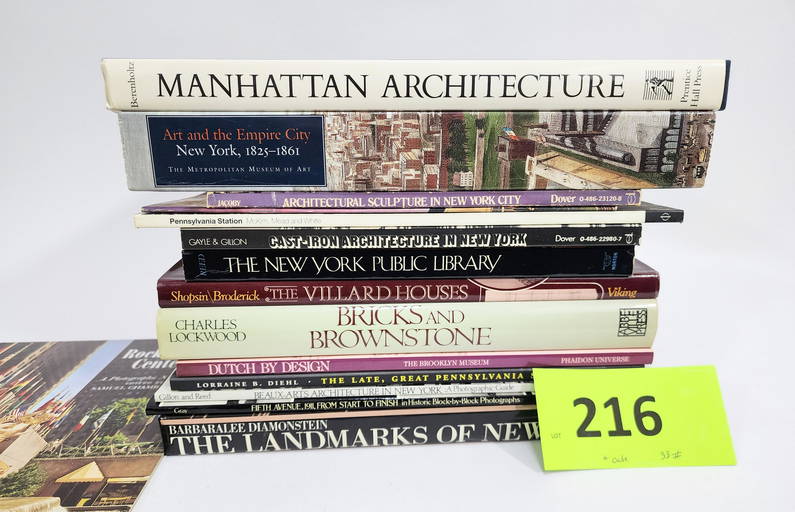 Collection Of Books On New York City History & Architecture