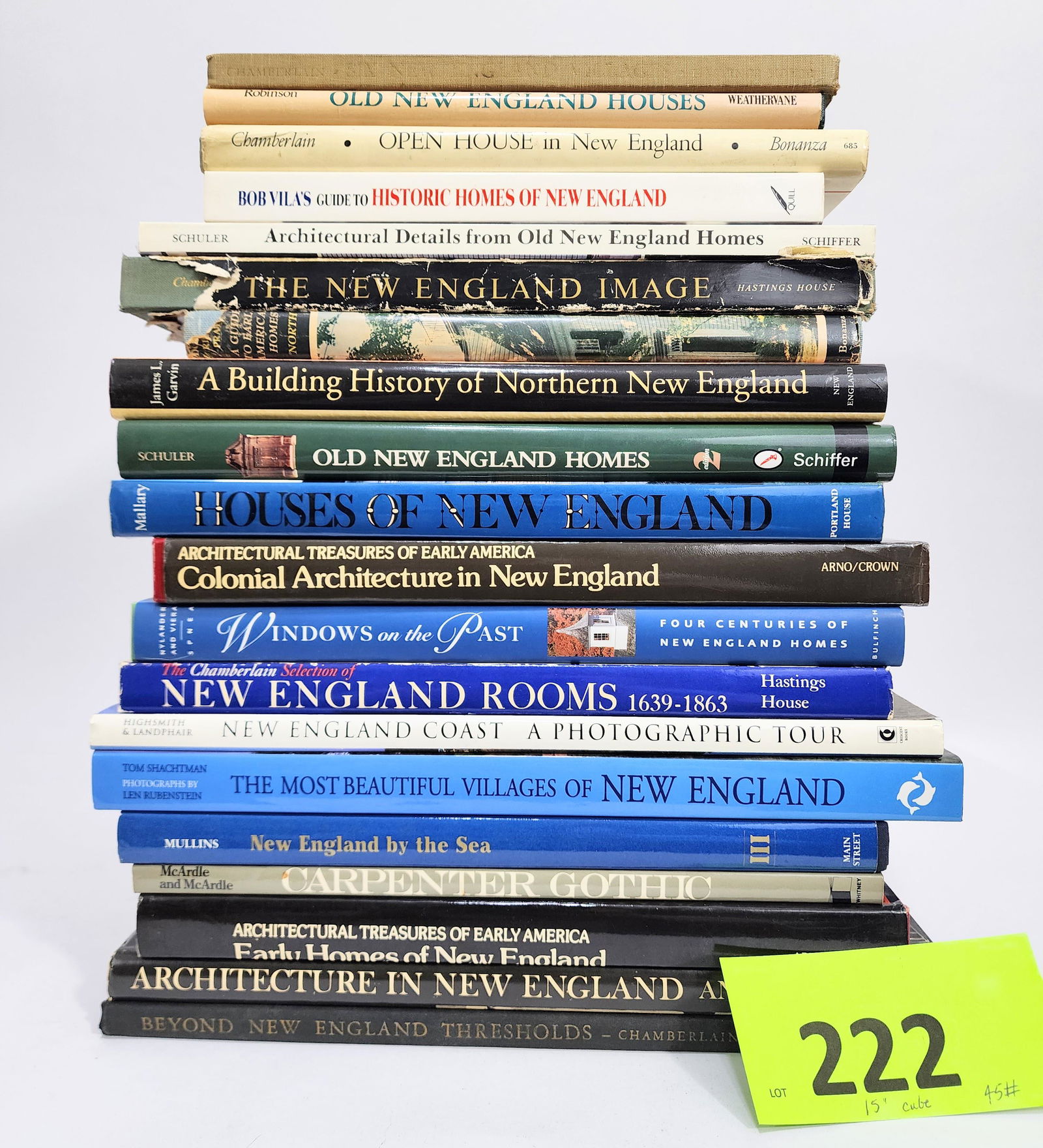 GROUP OF BOOKS ON NEW ENGLAND ARCHITECTURE & HISTORY (1 of 1)
