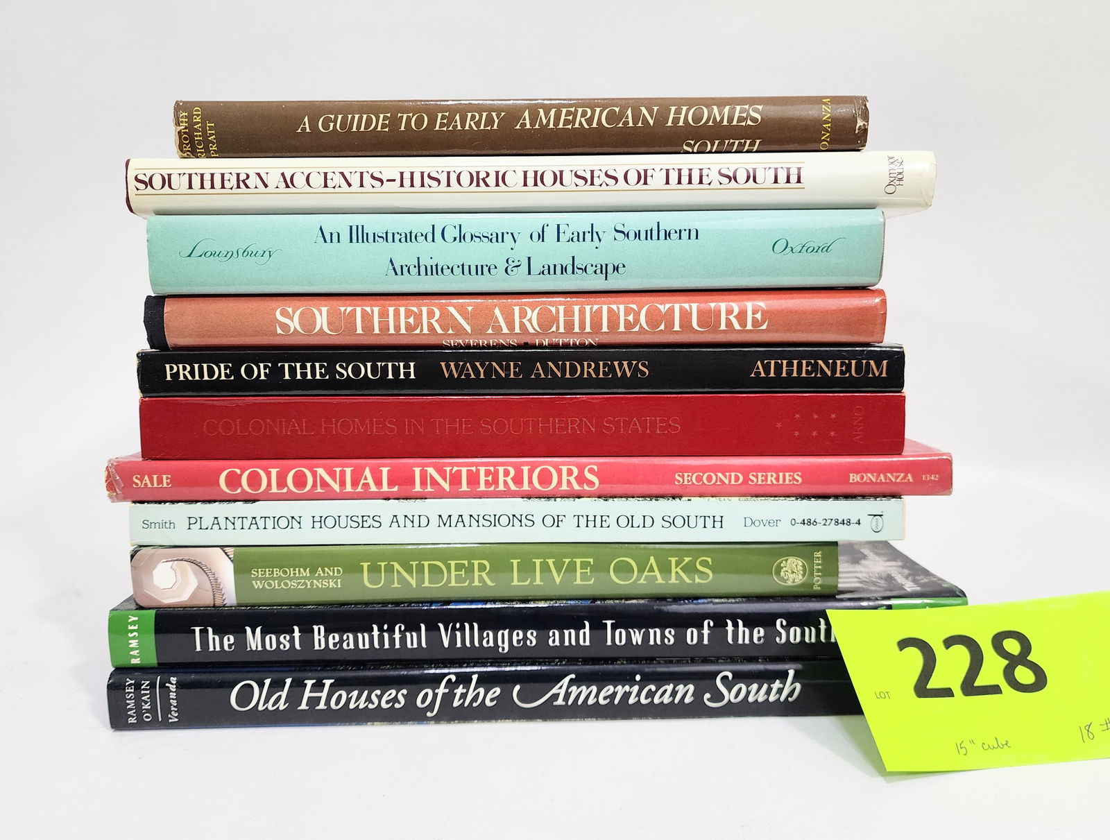 GROUP OF BOOKS ON SOUTHERN ARCHITECTURE (1 of 1)