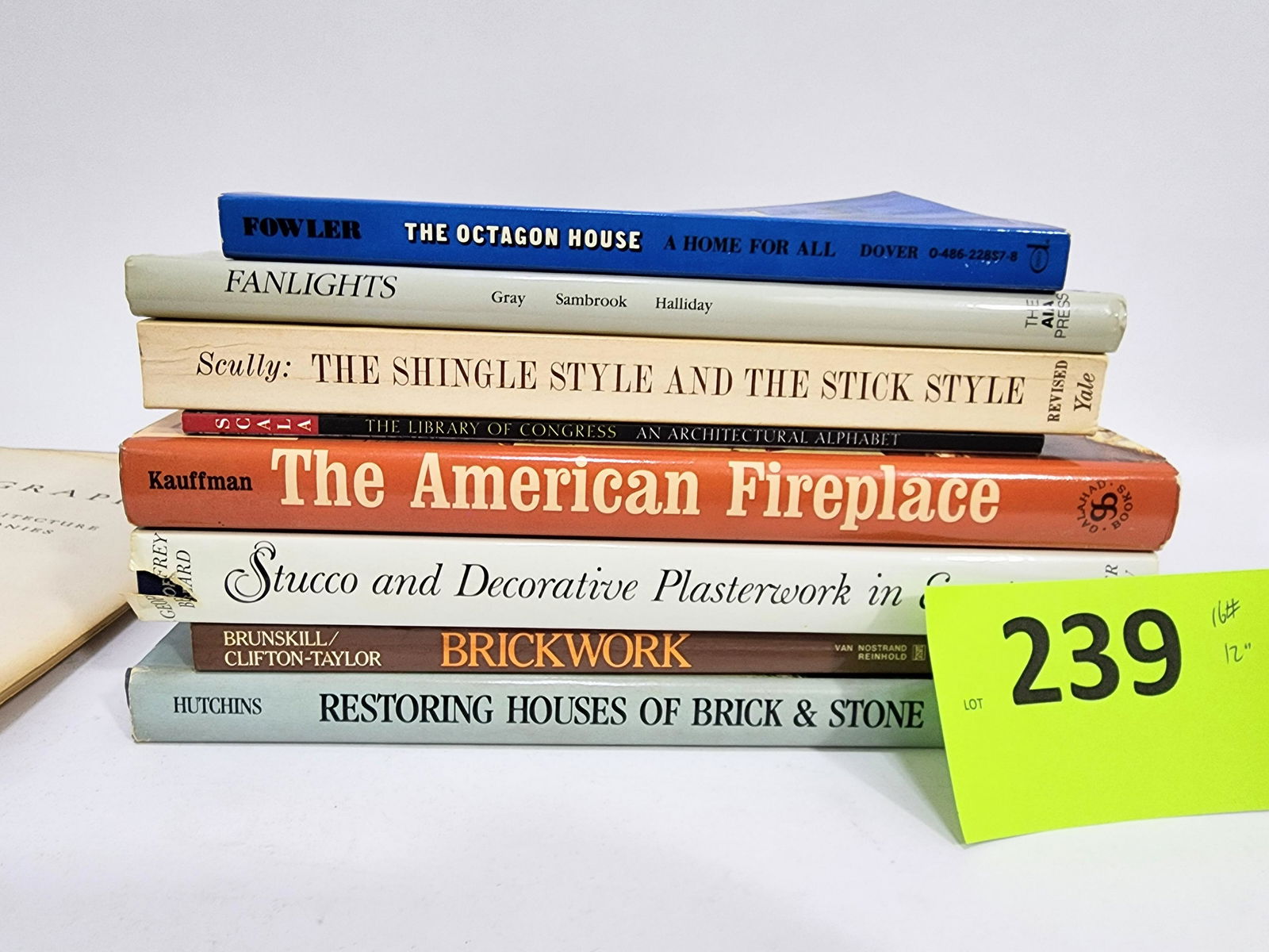 GROUP OF BOOKS ON ARCHITECTURAL ELEMENTS (1 of 2)