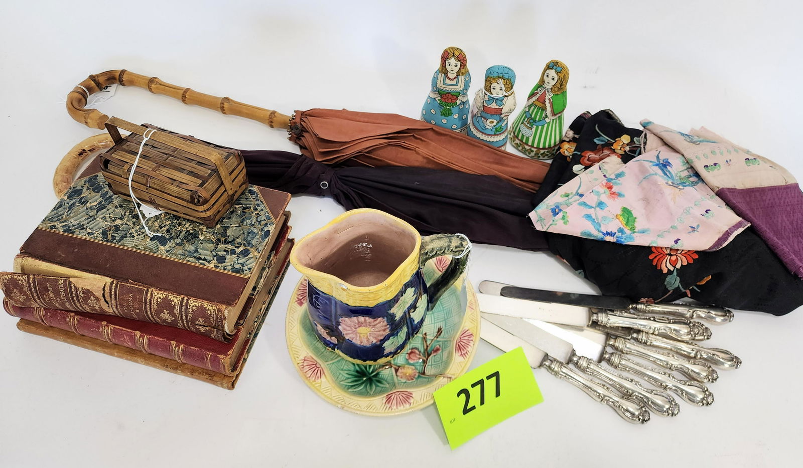 GROUP INC BOOKS, MAJOLICA, AND PARASOLS (1 of 6)
