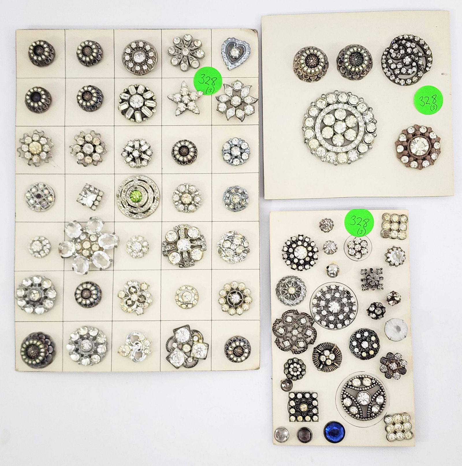 GROUP OF RHINESTONE BUTTONS (1 of 3)