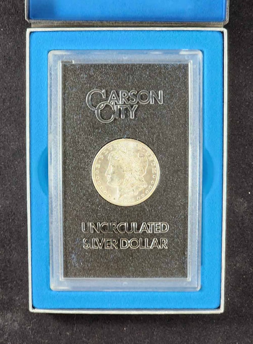1884 CARSON CITY MORGAN SILVER DOLLAR GSA UNCIRCULATED (1 of 3)