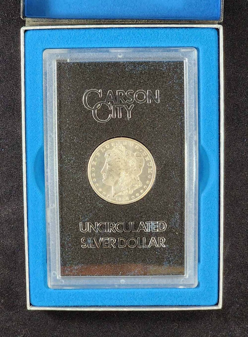 1884 CARSON CITY MORGAN SILVER DOLLAR GSA UNCIRCULATED (1 of 3)