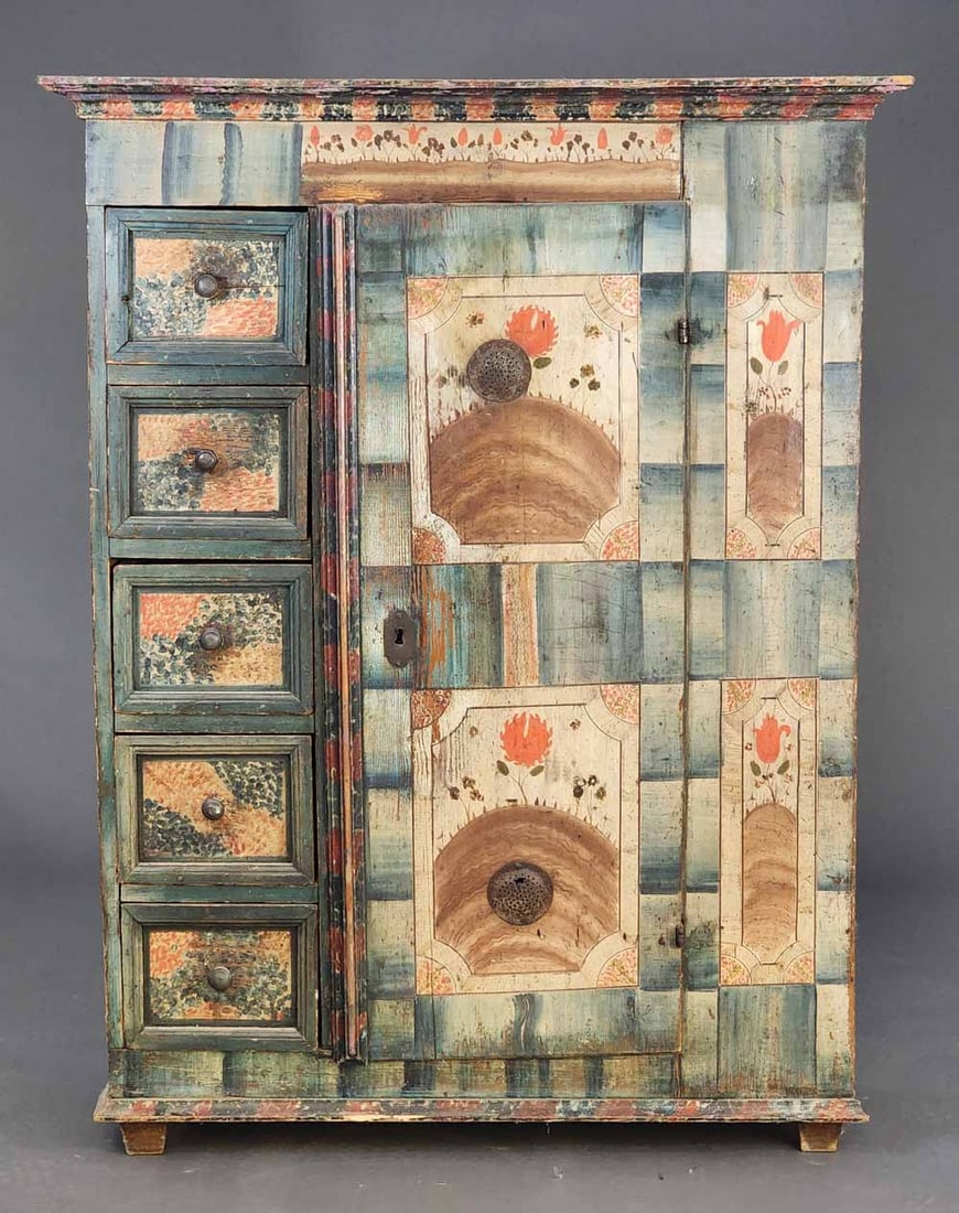 DECORATED CUPBOARD (1 of 7)