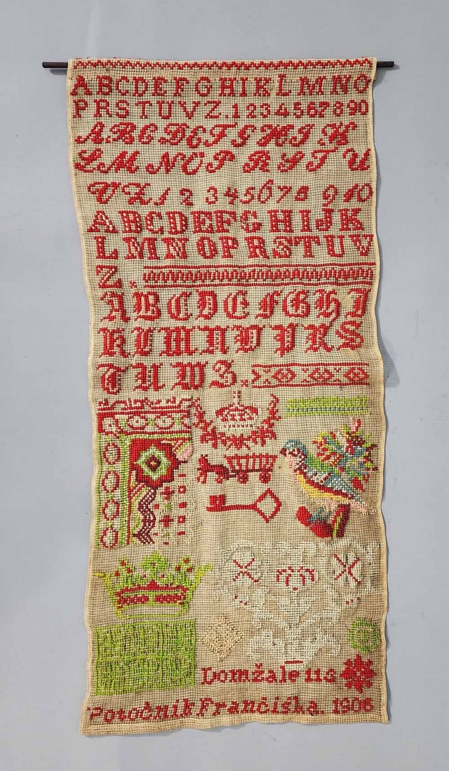 COLORFUL SCHOOLGIRL SAMPLER (1 of 2)