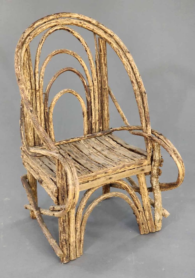 CHILD'S BENTWOOD RUSTIC OR ADIRONDACK ARMCHAIR (1 of 3)
