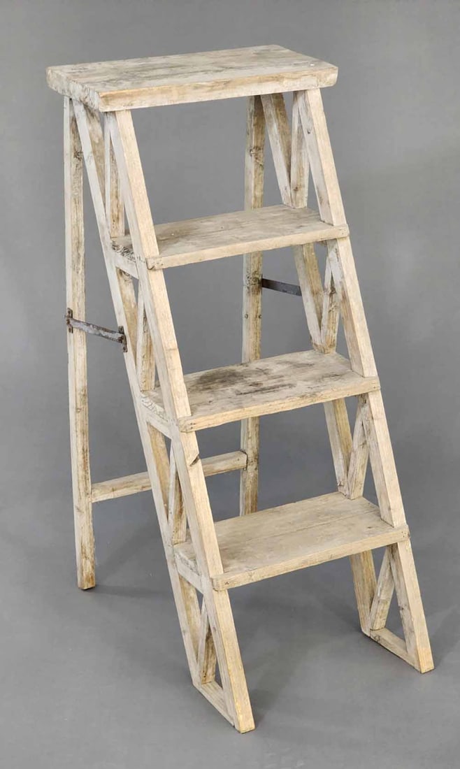 VINTAGE PAINTED STEP-LADDER (1 of 4)