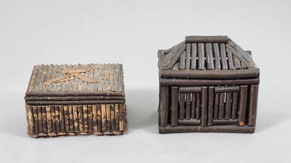 TWO RUSTIC BOXES (1 of 5)