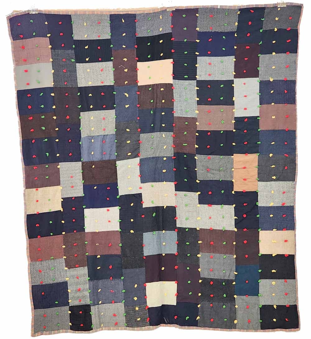 PIECED AND TIED QUILT (1 of 3)