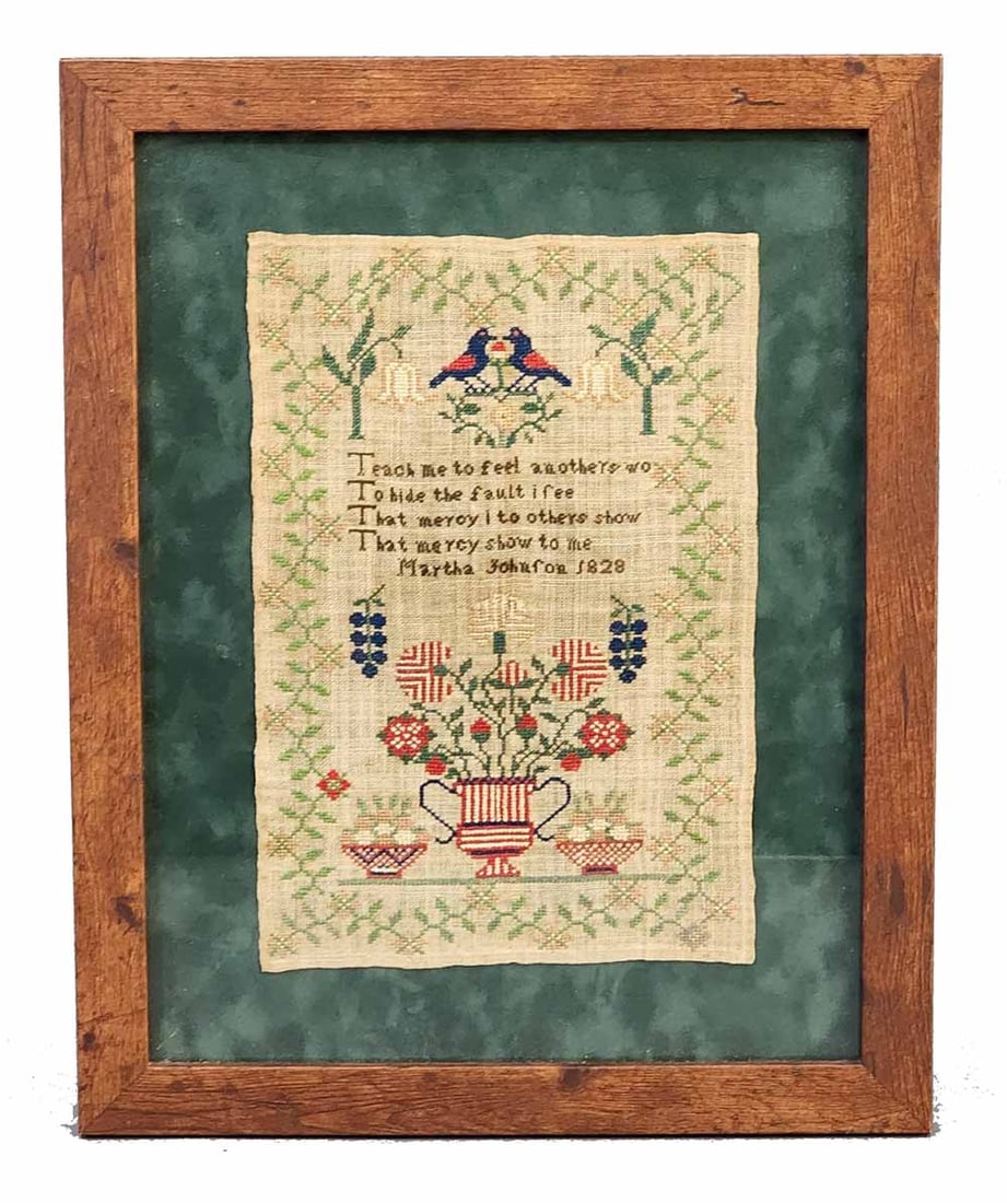 MARTHA JOHNSON'S SAMPLER (1 of 3)