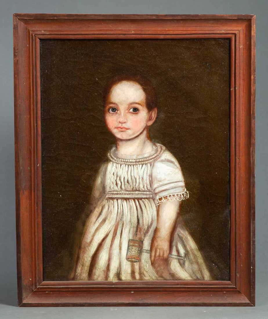 PORTRAIT OF A CHILD (AMERICAN SCHOOL, MID-19TH CENTURY) (1 of 4)