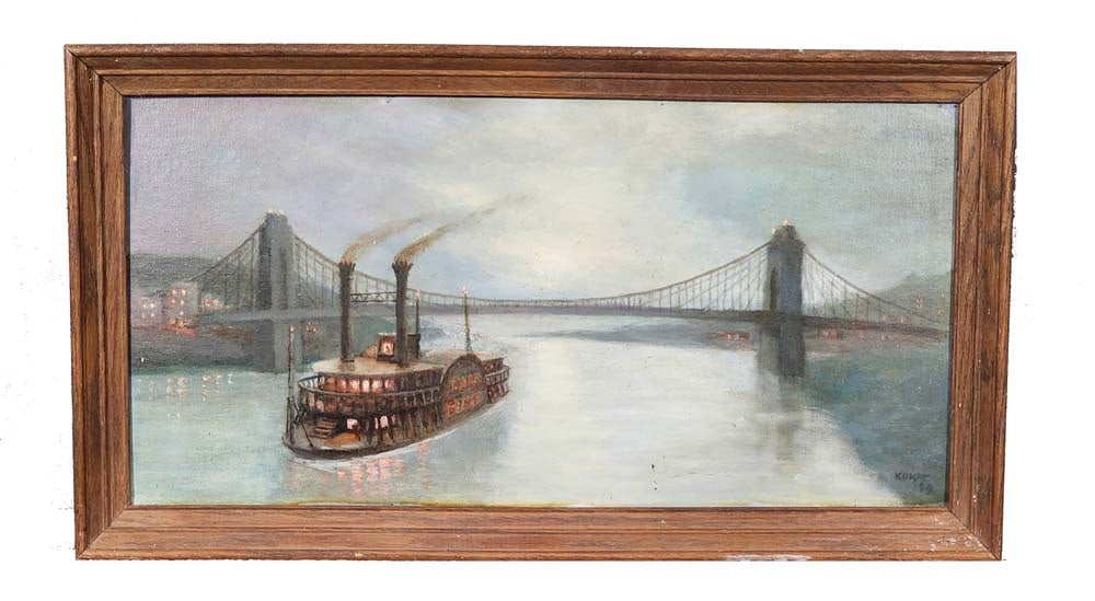 THE OHIO RIVER AT CINCINNATI (1 of 4)