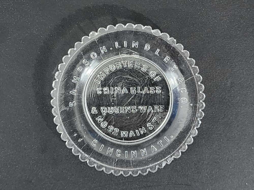 RARE CINCINNATI ADVERTISING CUP PLATE (1 of 2)