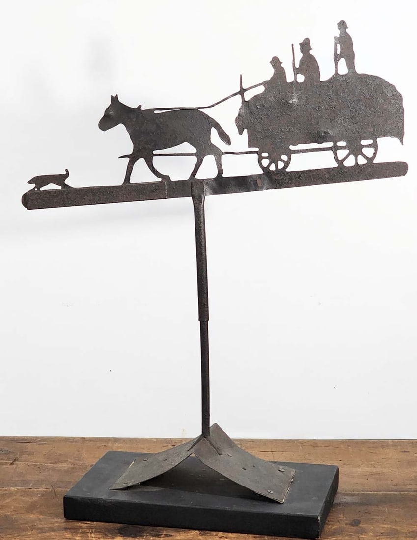 HORSE AND WAGON WEATHERVANE (1 of 5)