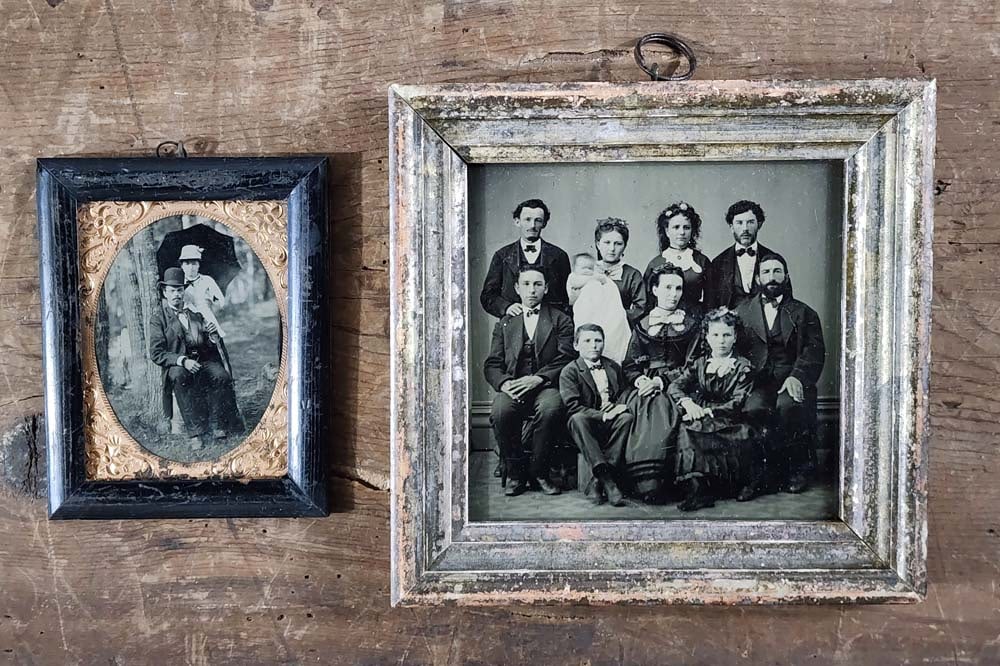 TWO TINTYPES (1 of 3)