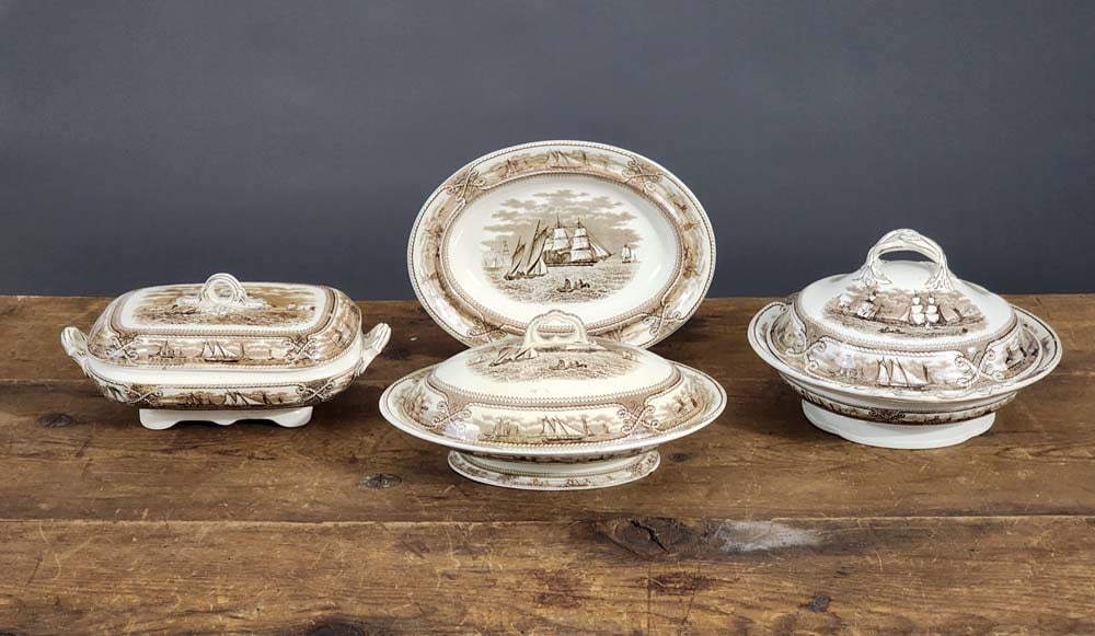 COLLECTION OF "AMERICAN MARINE" CHINA (1 of 7)