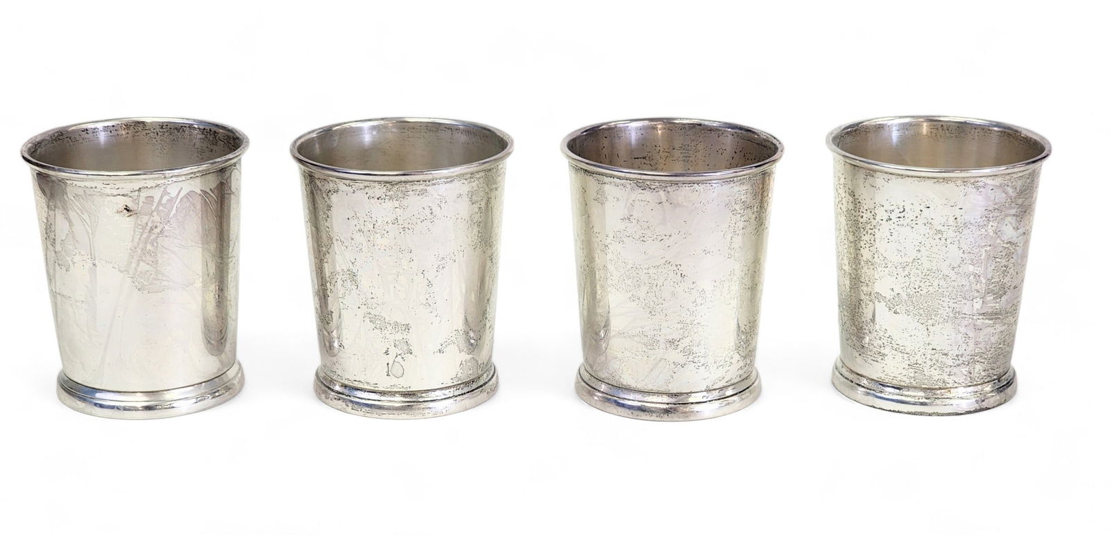 SET OF FOUR STERLING SILVER JULEP CUPS (1 of 4)