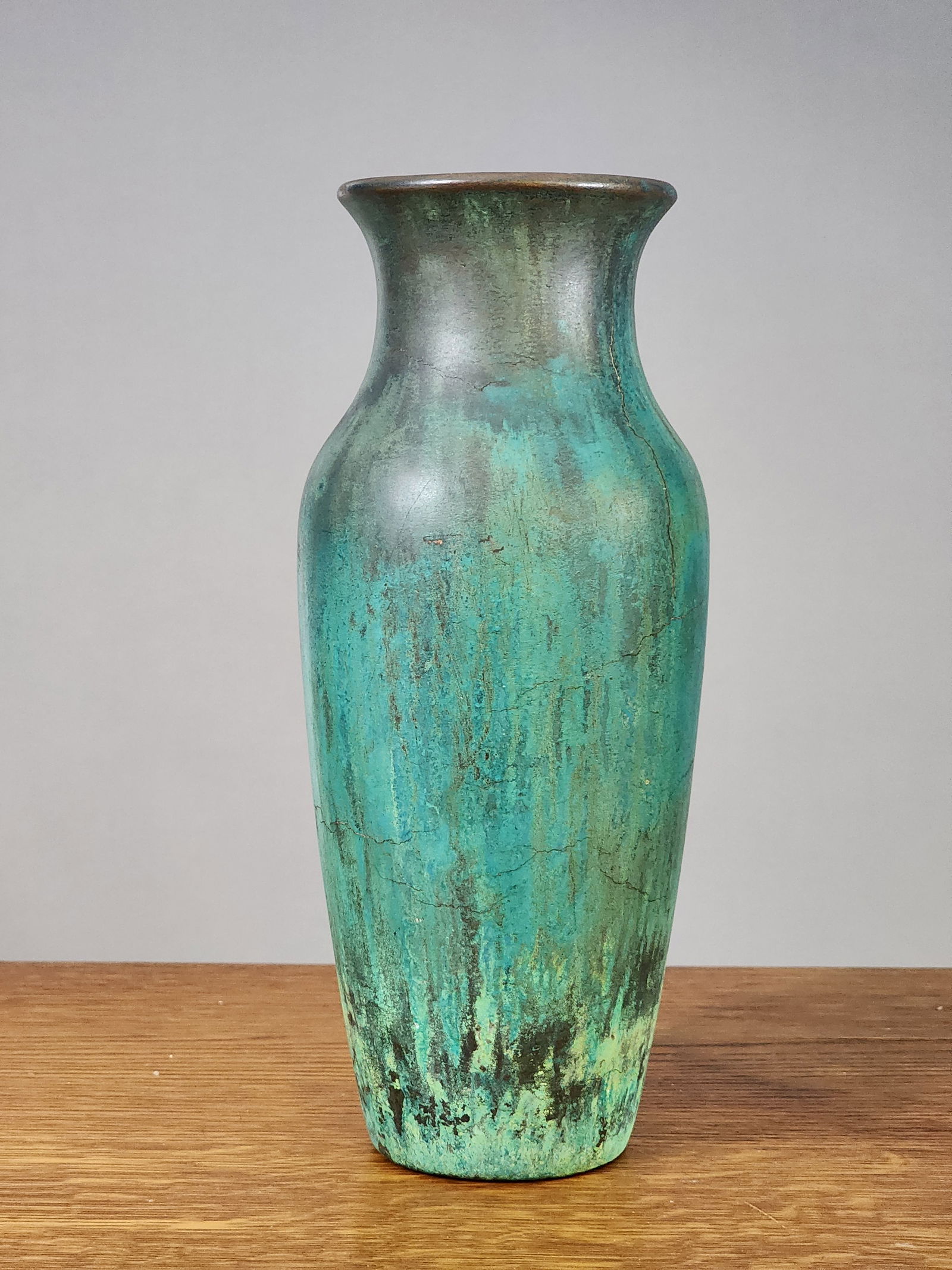 CLEWELL COPPER-CLAD VASE (1 of 5)