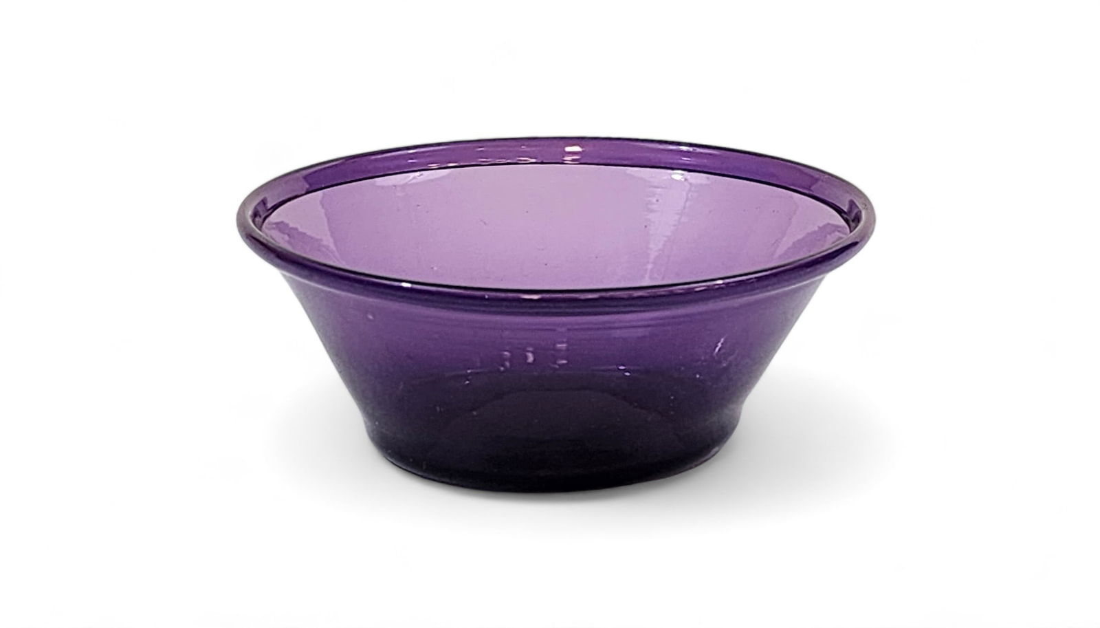 BLOWN AMETHYST GLASS BOWL (1 of 5)