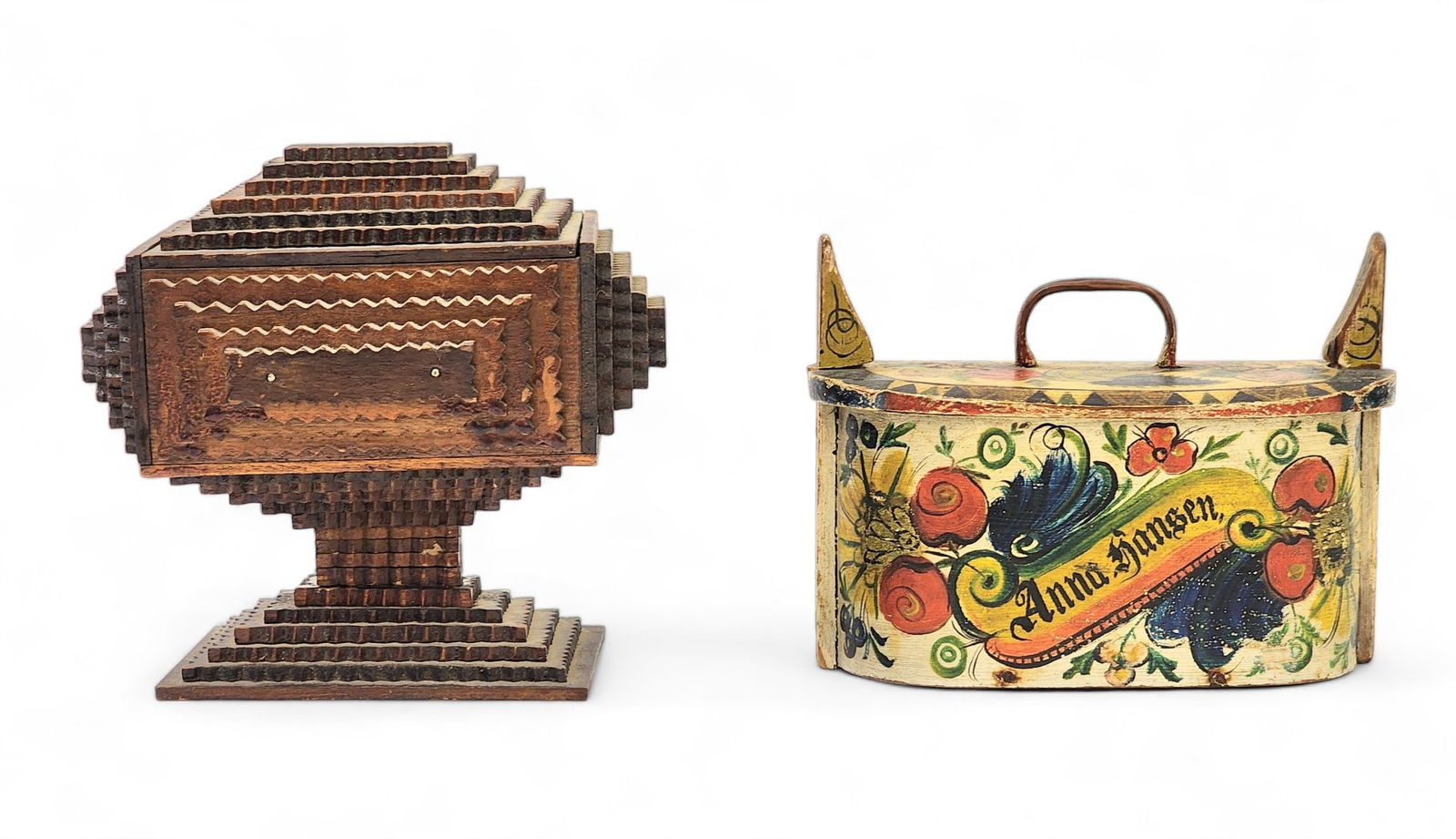 TWO DIMINUTIVE BOXES (1 of 5)