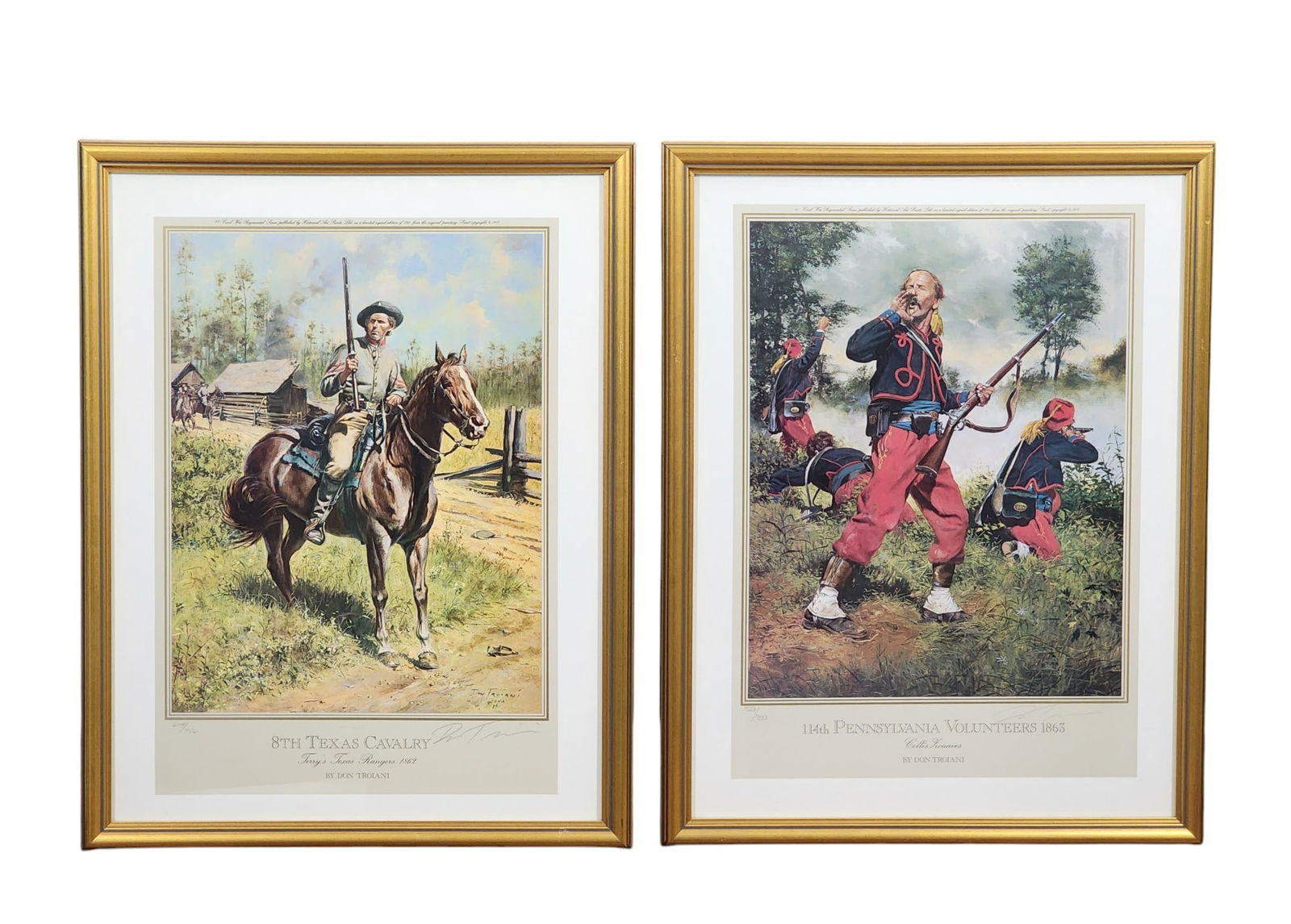 SERIES OF 10 SOLDIER STUDIES BY DON TROIANI (AMERICAN, B. 1949) (1 of 10)