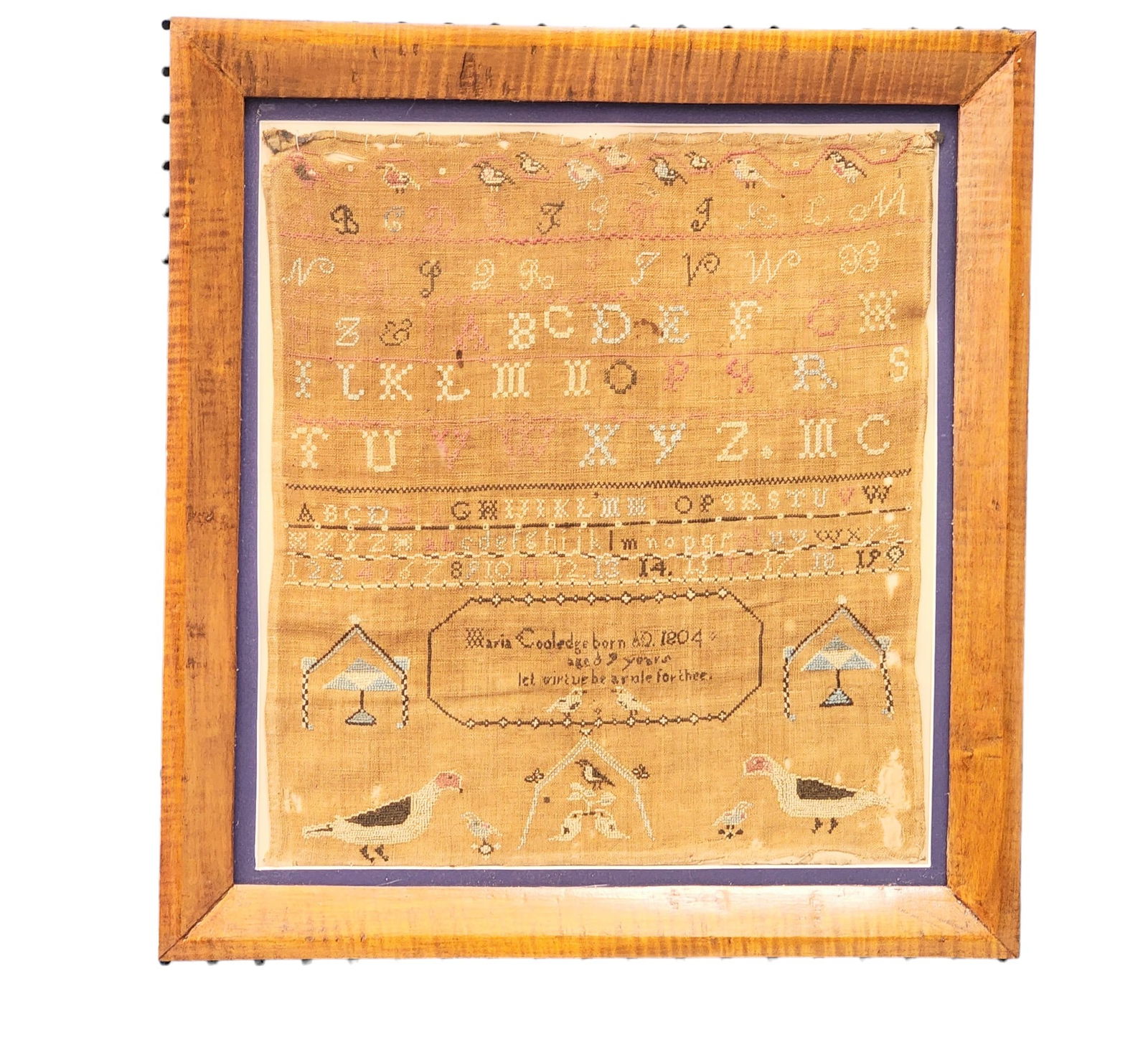 NEW HAMPSHIRE SCHOOLGIRL SAMPLER (1 of 4)