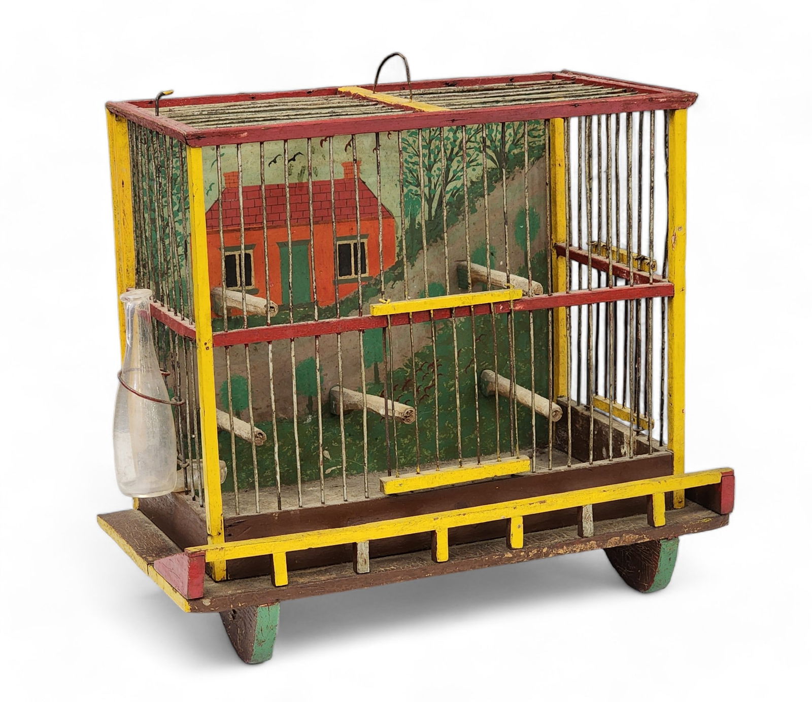 FOLK ART BIRD CAGE (1 of 3)