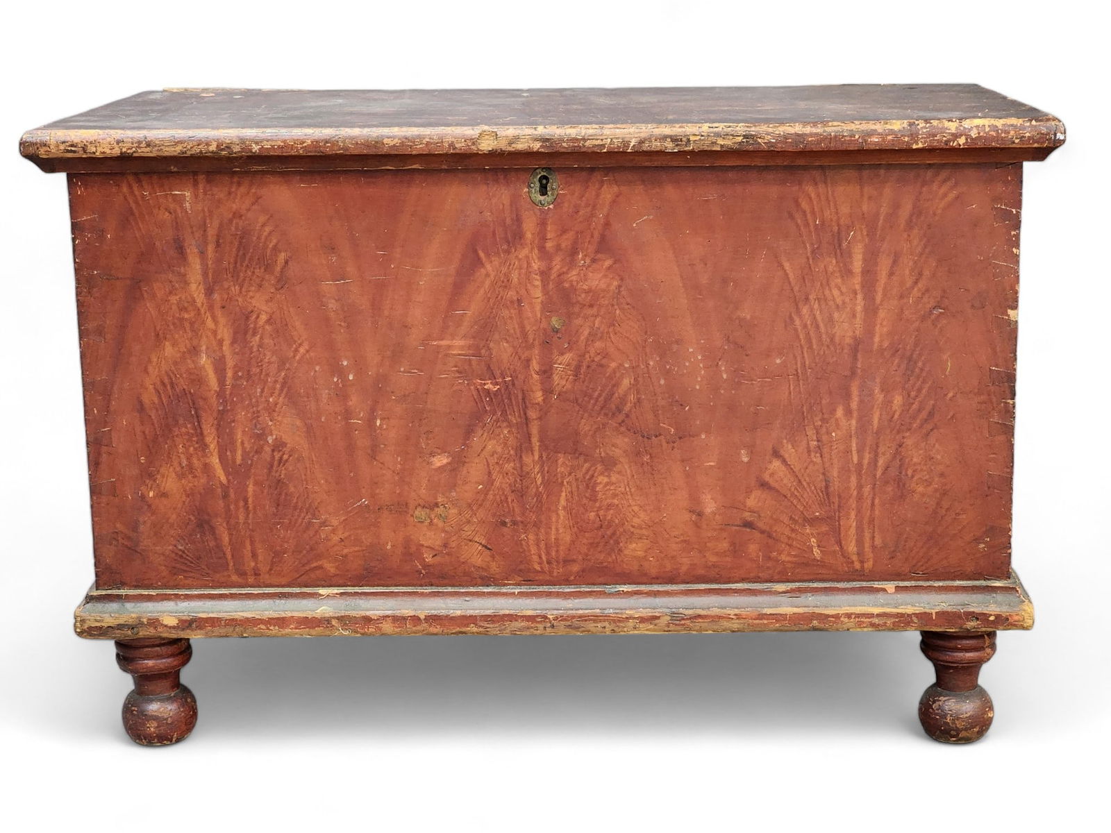 DECORATED BLANKET CHEST (1 of 7)