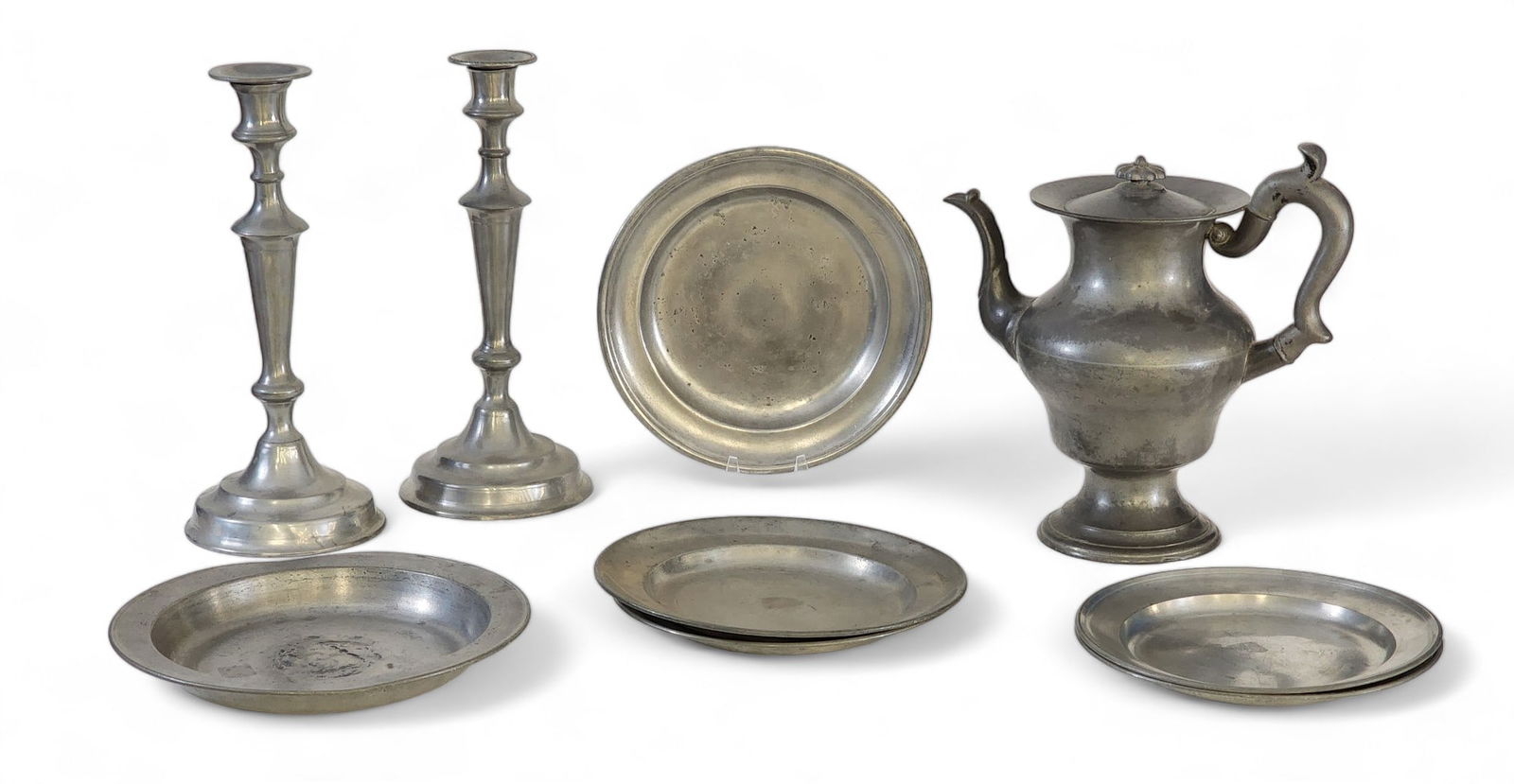 GROUP OF PEWTER (1 of 14)