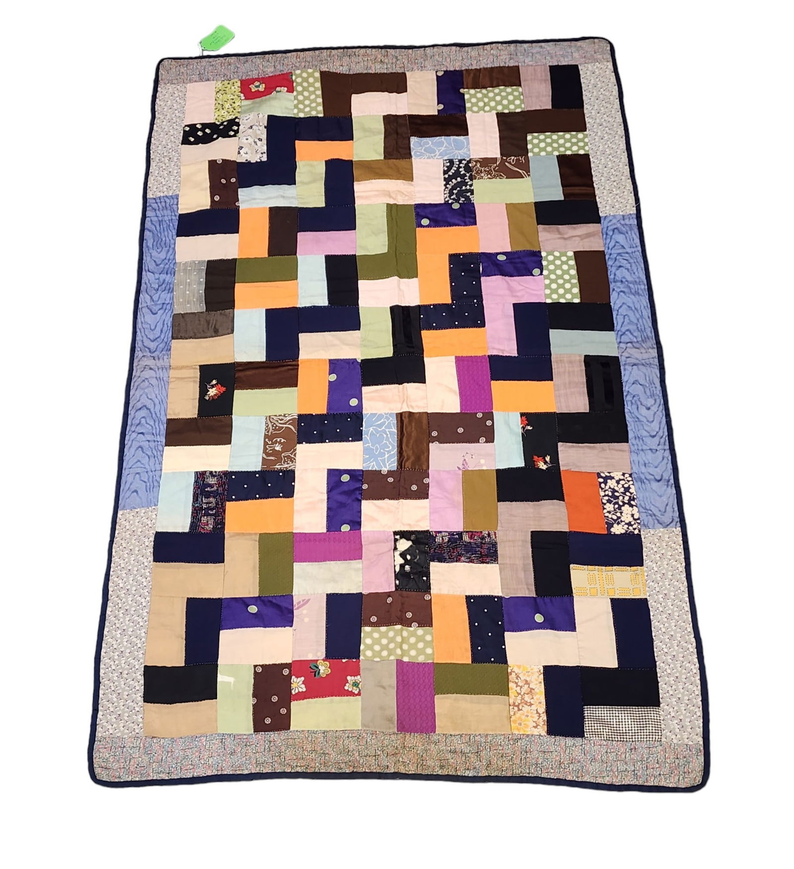 FENCE RAIL PIECED CRIB QUILT (1 of 4)
