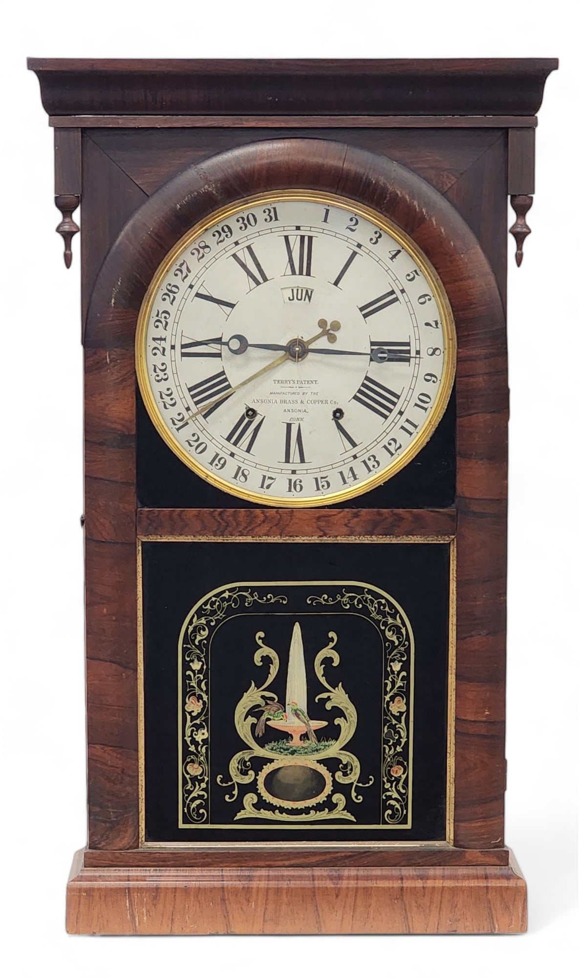 ANSONIA BRASS & COPPER CO. CALENDAR CLOCK (1 of 5)