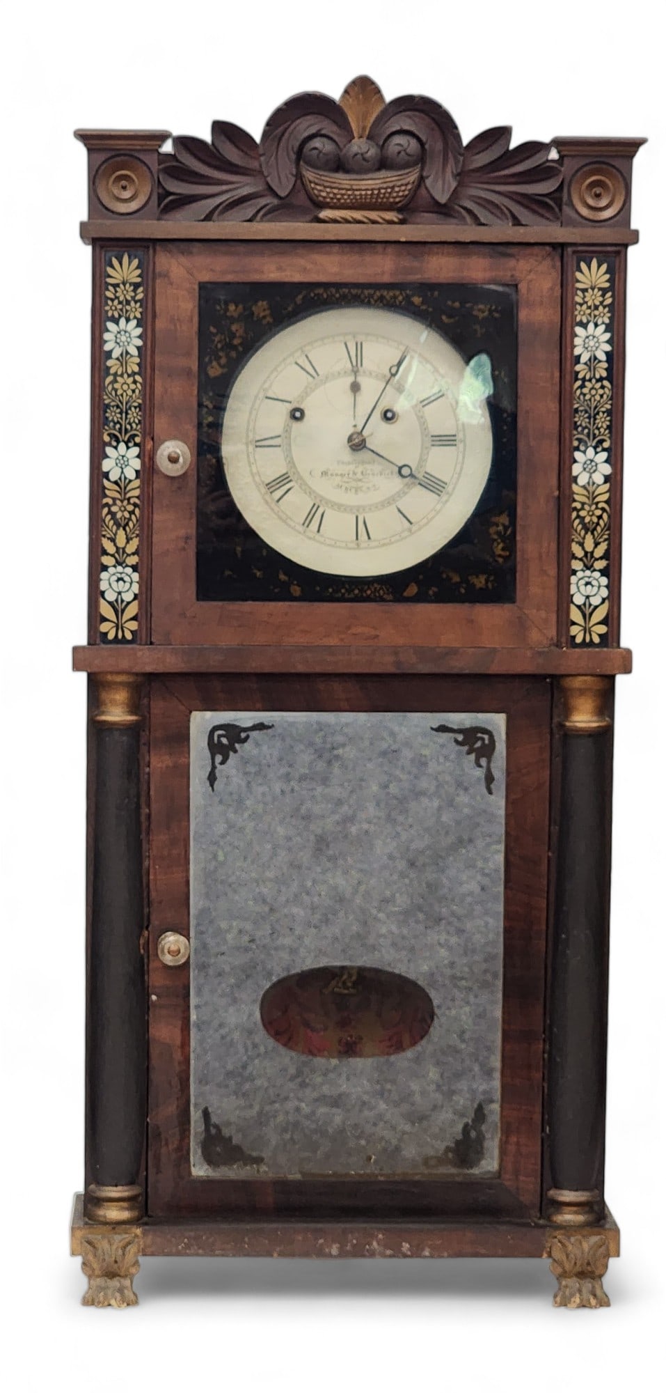 MUNGER AND BENEDICT SHELF CLOCK (1 of 5)