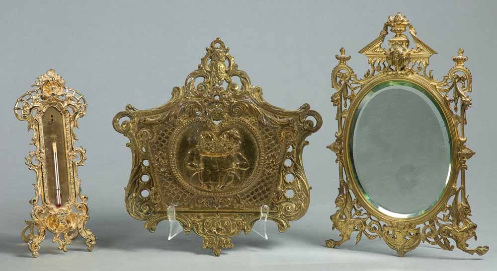 COLLECTION OF BRASS AND SILVER PLATE (1 of 11)