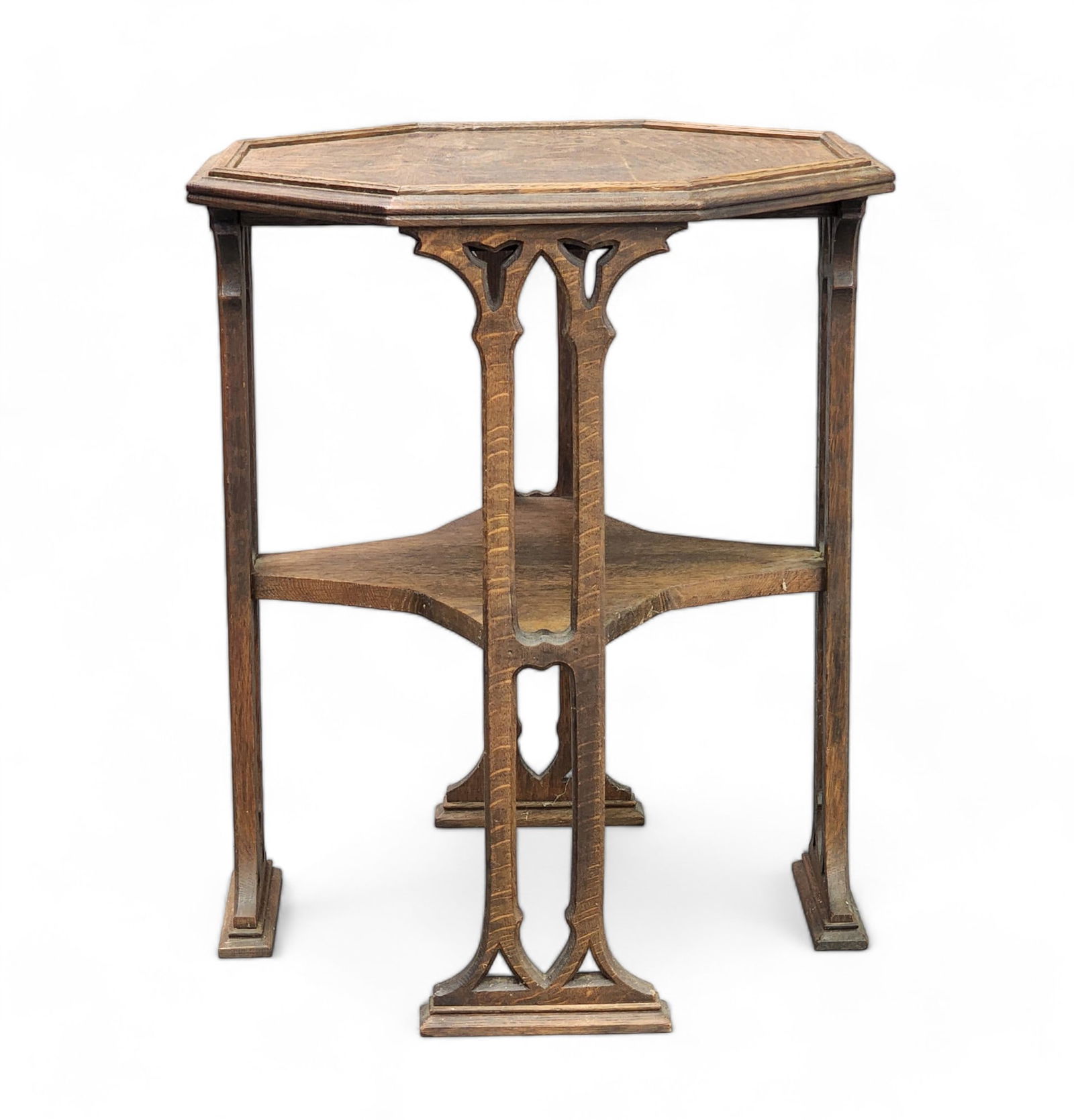 GOTHIC REVIVAL OCTAGONAL SIDE TABLE (1 of 4)