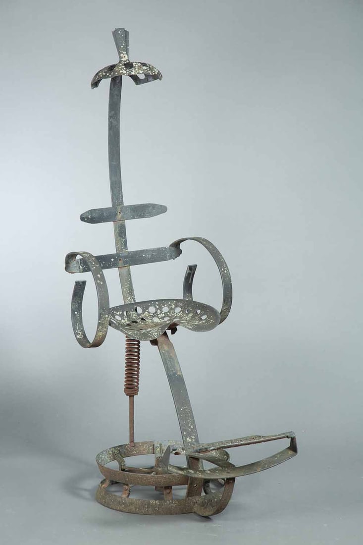 FOLK ART GARDEN CHAIR (1 of 4)