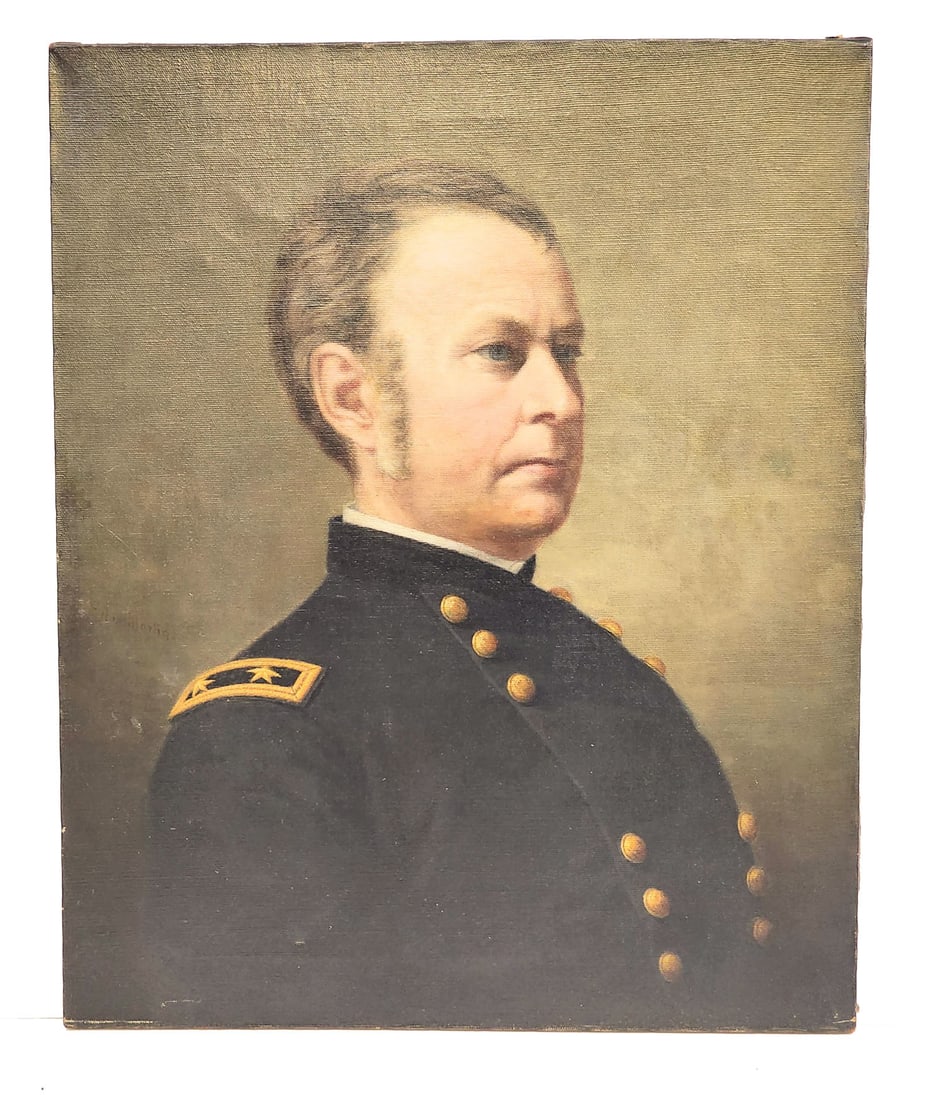 PORTRAIT OF MAJ. GEN. JOSEPH HOOKER BY SILAS MARTIN (OHIO, 1841-1906) (1 of 5)