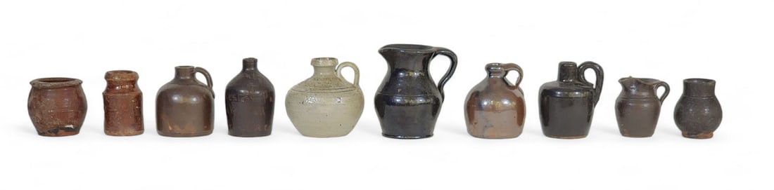 COLLECTION OF MINIATURE PITCHERS AND JUGS (1 of 13)