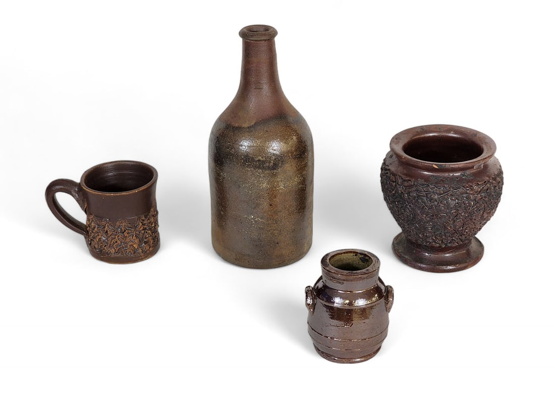 FOUR PIECES POTTERY (1 of 5)